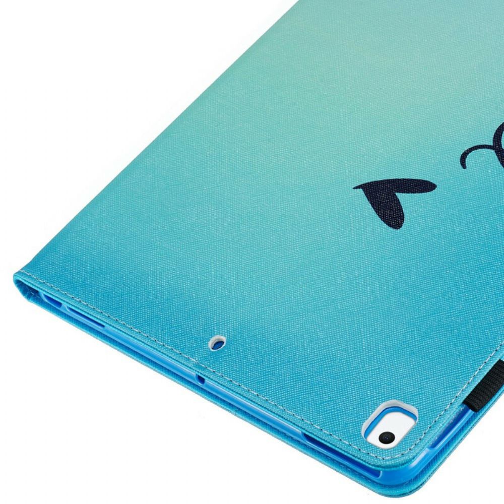Flip Case Für iPad 10.2" (2024) (2024) / Air 10.5" / Pro 10.5" Lächle