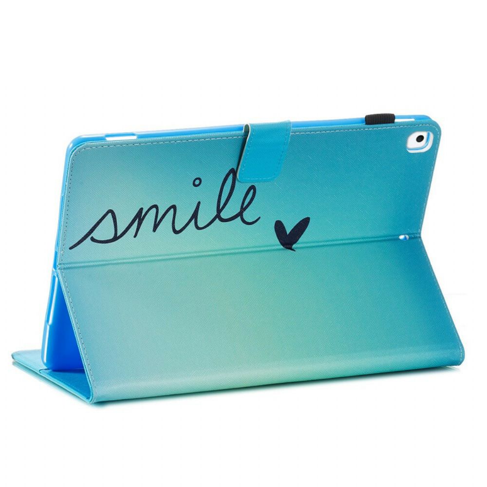 Flip Case Für iPad 10.2" (2024) (2024) / Air 10.5" / Pro 10.5" Lächle