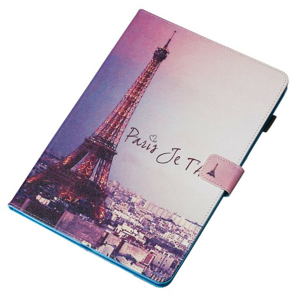 Flip Case Für iPad 10.2" (2024) (2024) / Air 10.5" / Pro 10.5" Paris Ich Liebe Dich