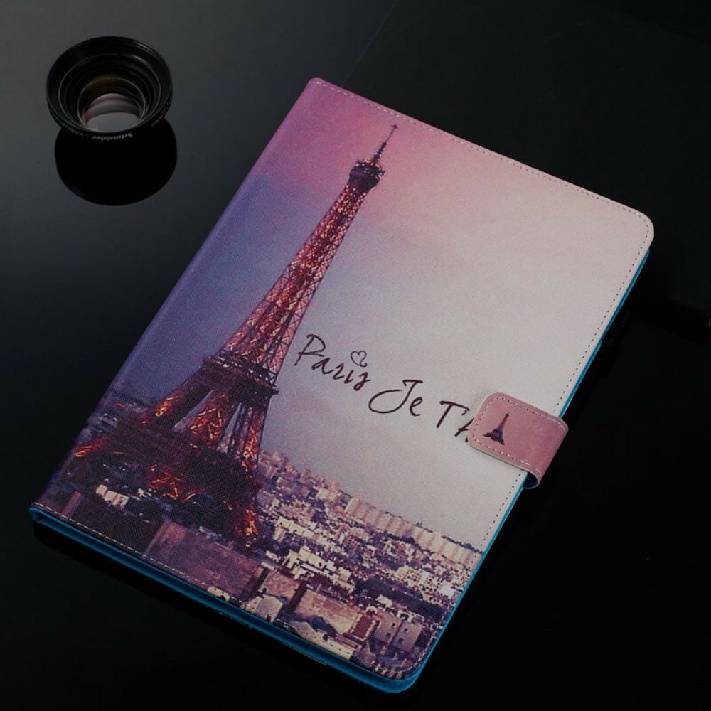 Flip Case Für iPad 10.2" (2024) (2024) / Air 10.5" / Pro 10.5" Paris Ich Liebe Dich