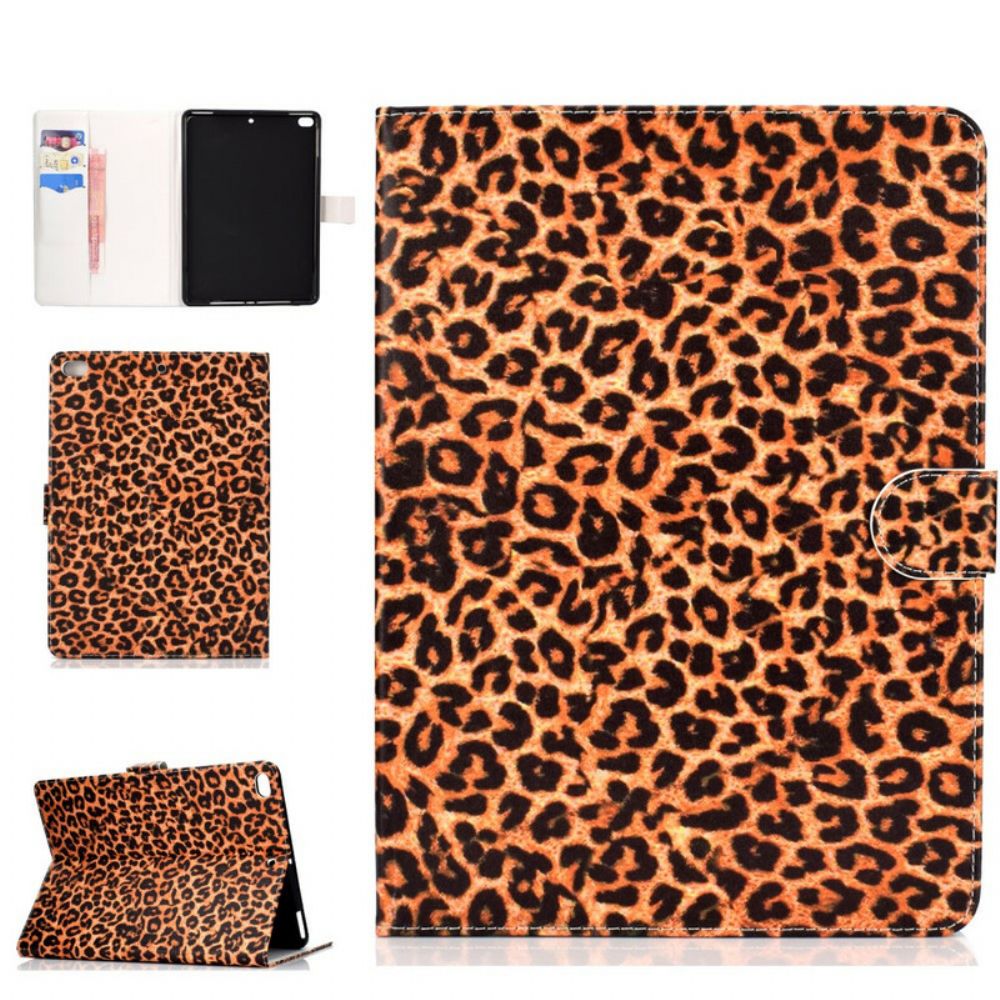 Lederhüllen Für iPad 10.2" (2024) (2024) / Air 10.5" / Pro 10.5" Leopard