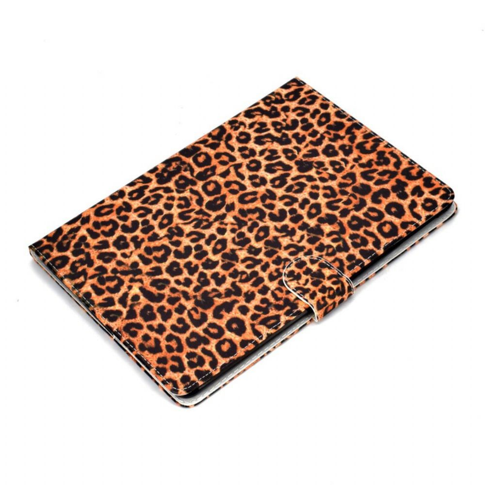Lederhüllen Für iPad 10.2" (2024) (2024) / Air 10.5" / Pro 10.5" Leopard