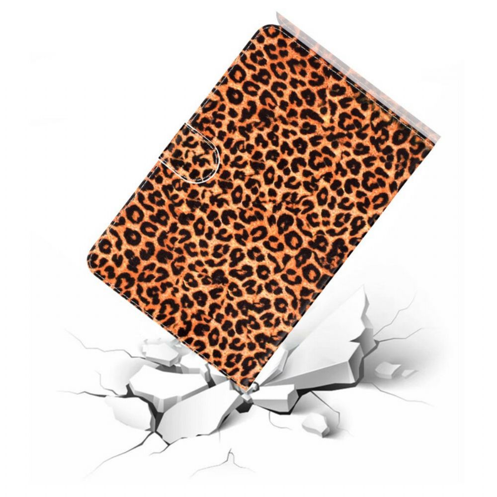 Lederhüllen Für iPad 10.2" (2024) (2024) / Air 10.5" / Pro 10.5" Leopard