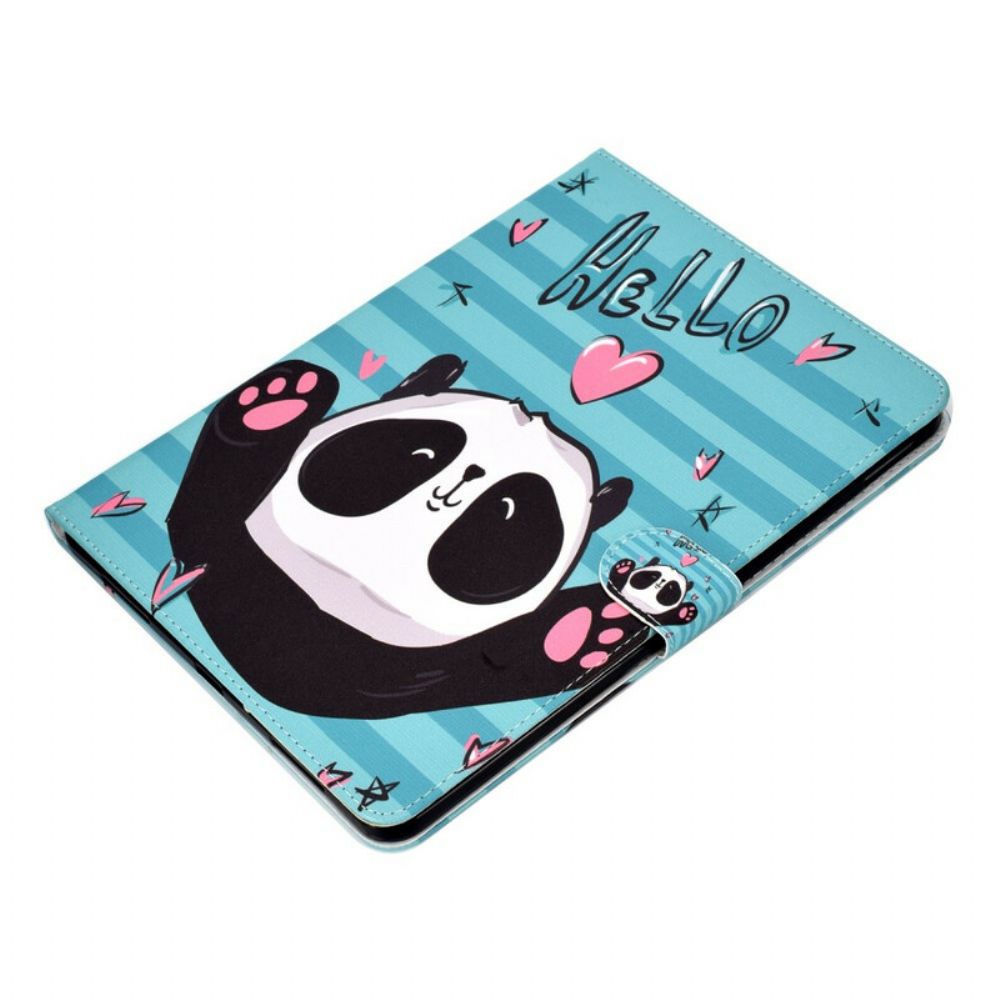 Lederhüllen Für iPad 10.2" (2024) (2024) / Air 10.5" / Pro 10.5" Panda