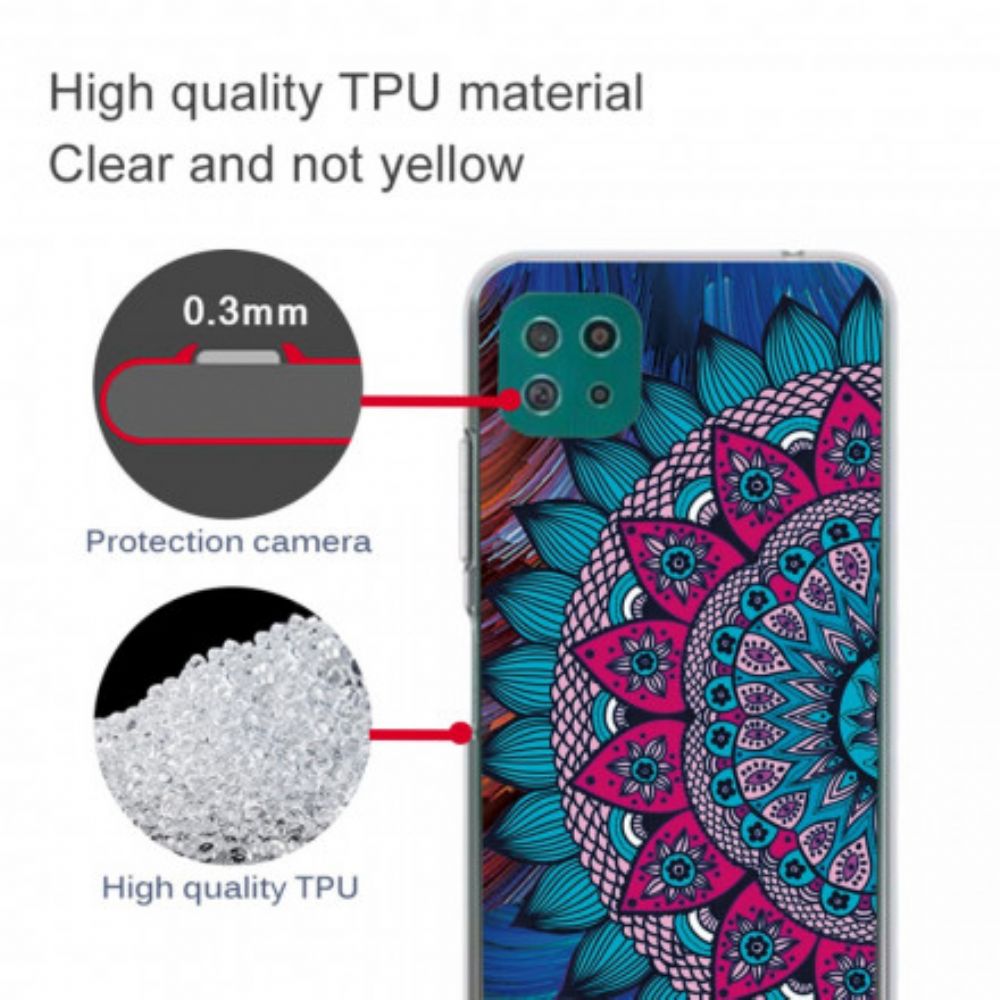 Hülle Für Samsung Galaxy A22 5G Buntes Mandala