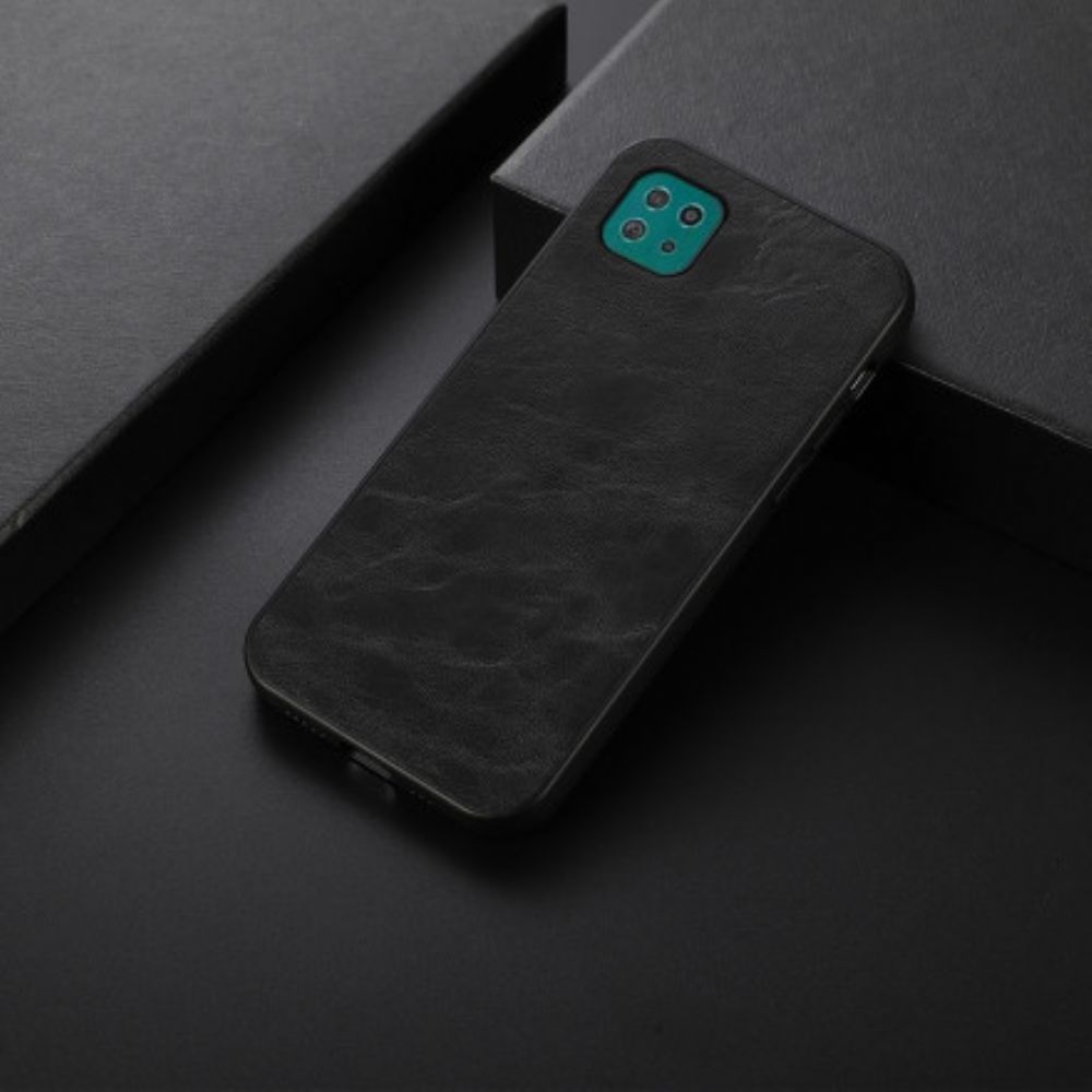 Hülle Für Samsung Galaxy A22 5G Leder-stil
