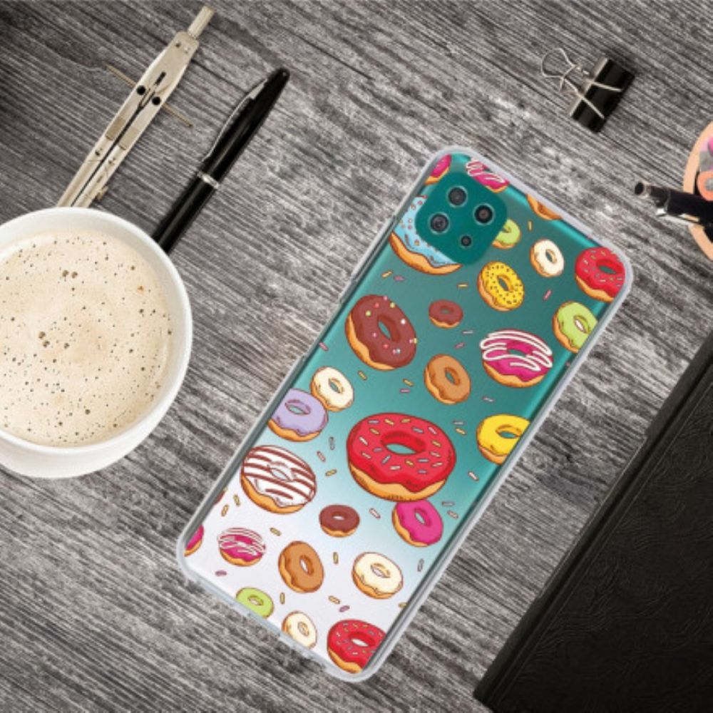 Hülle Für Samsung Galaxy A22 5G Liebe Donuts