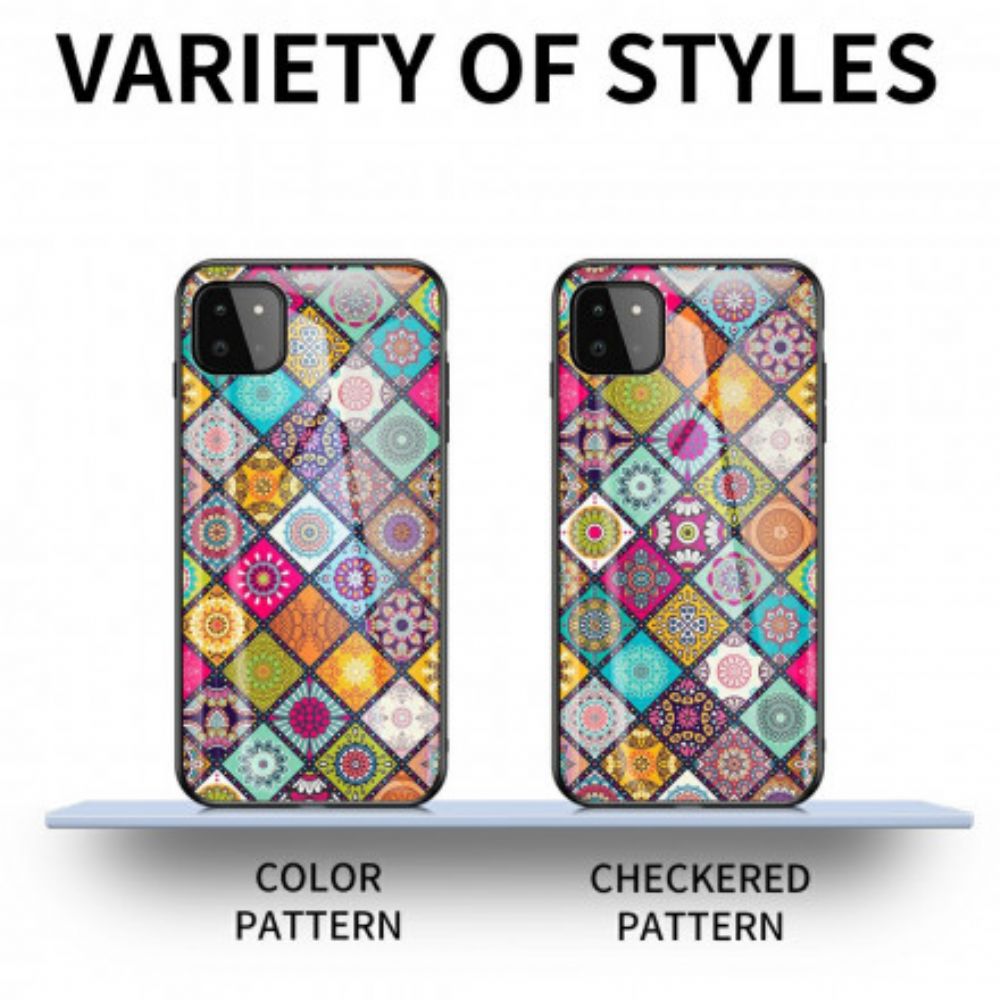 Hülle Für Samsung Galaxy A22 5G Magnetischer Patchwork-halter
