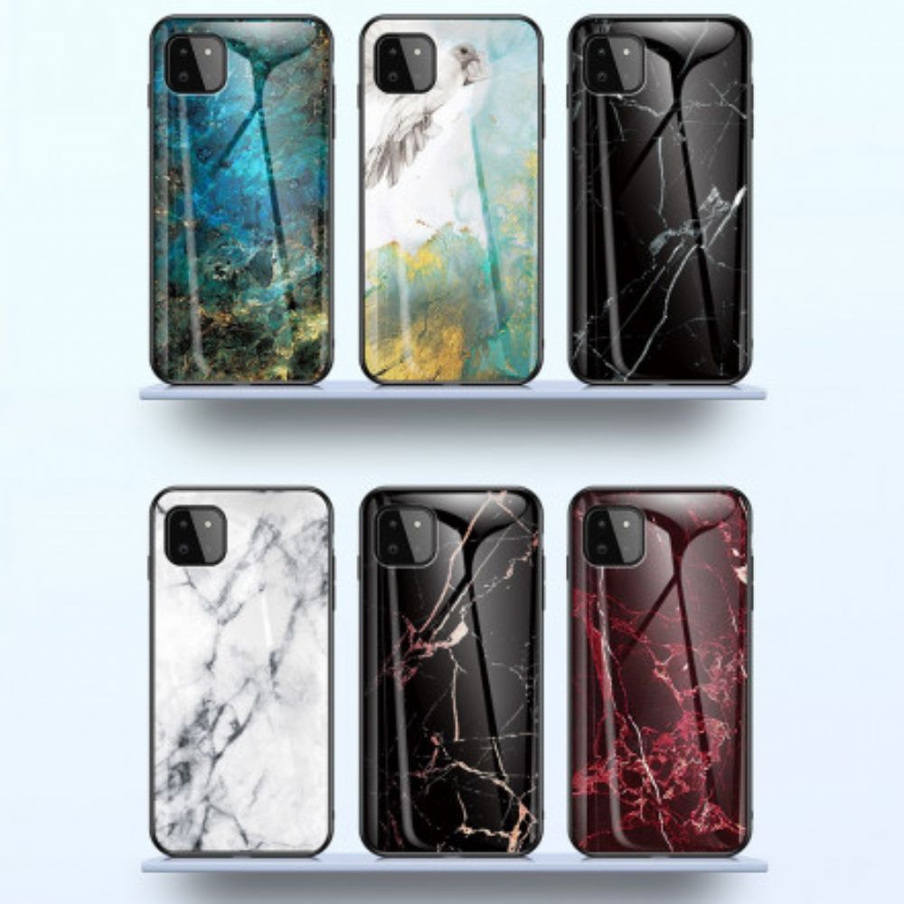 Hülle Für Samsung Galaxy A22 5G Premium Color Tempered Glass