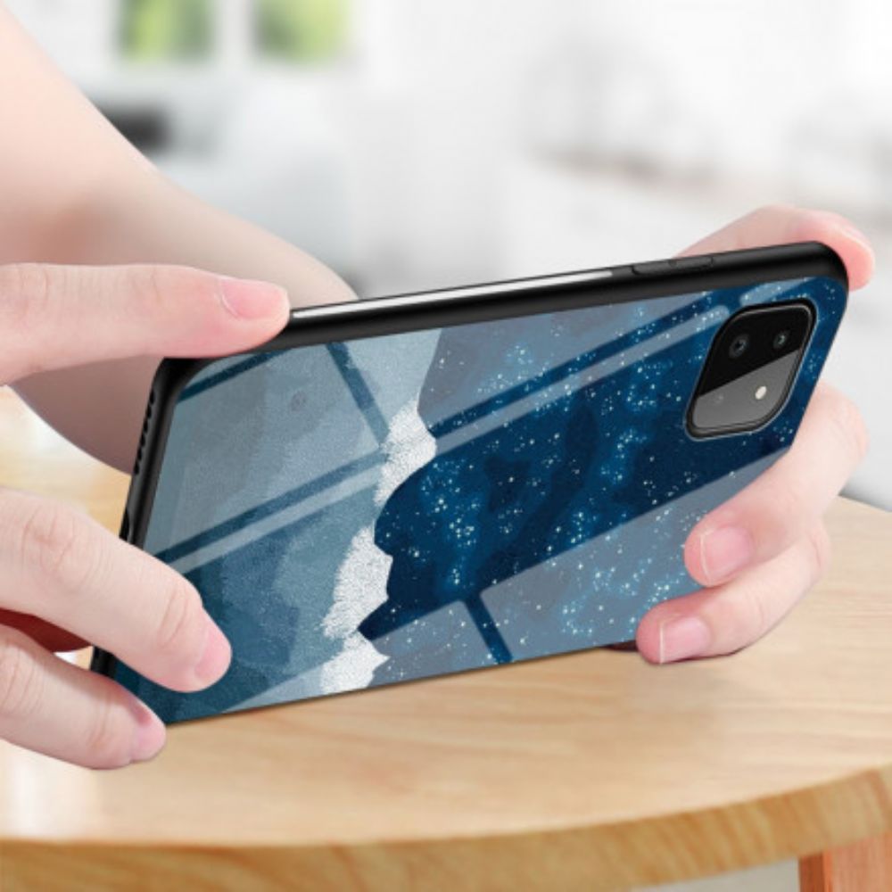 Hülle Für Samsung Galaxy A22 5G Schönheit Aus Gehärtetem Glas