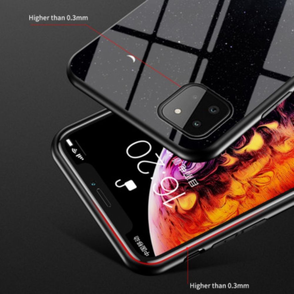 Hülle Für Samsung Galaxy A22 5G Schönheit Aus Gehärtetem Glas