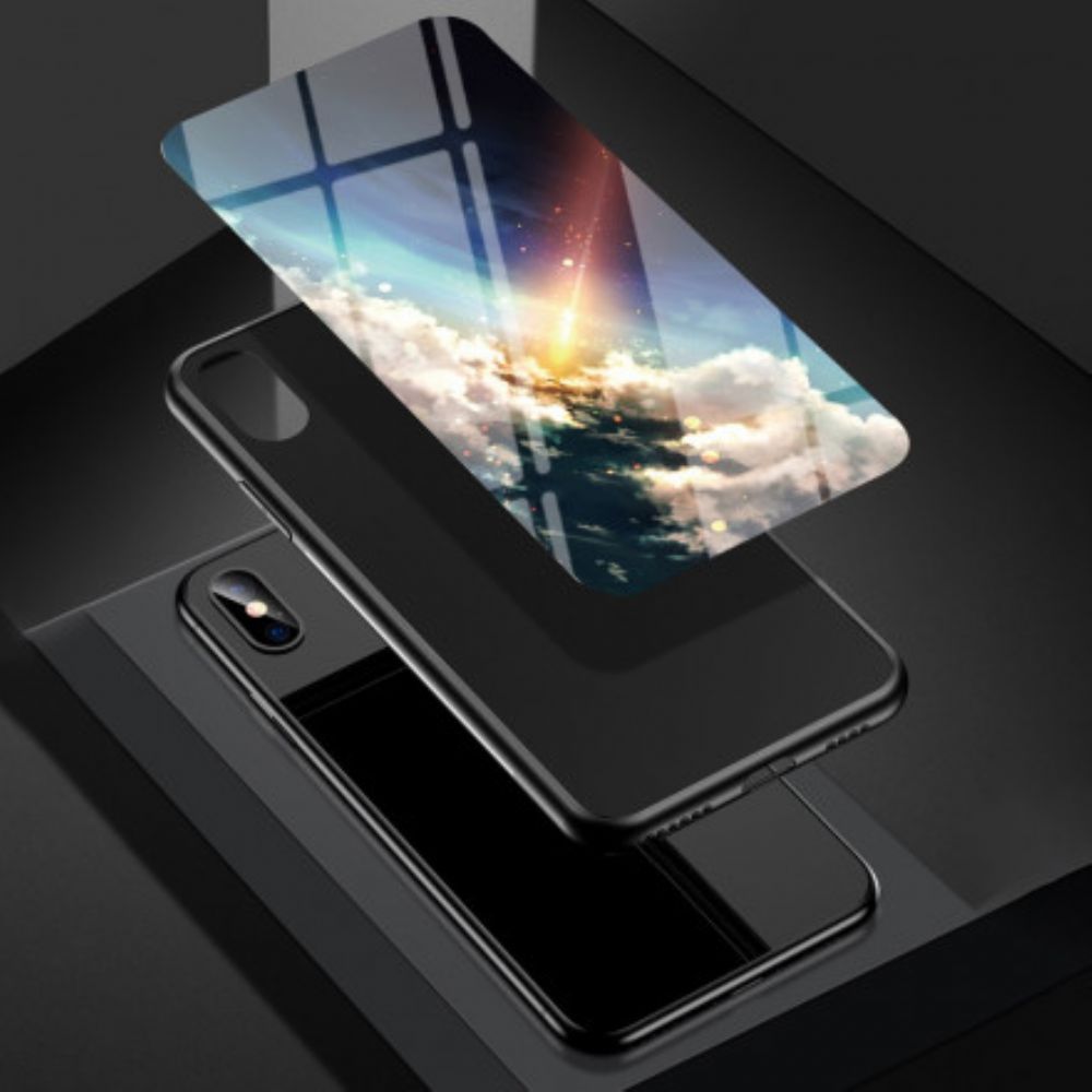 Hülle Für Samsung Galaxy A22 5G Schönheit Aus Gehärtetem Glas