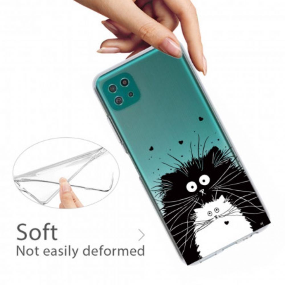 Hülle Für Samsung Galaxy A22 5G Sieh Dir Die Katzen An
