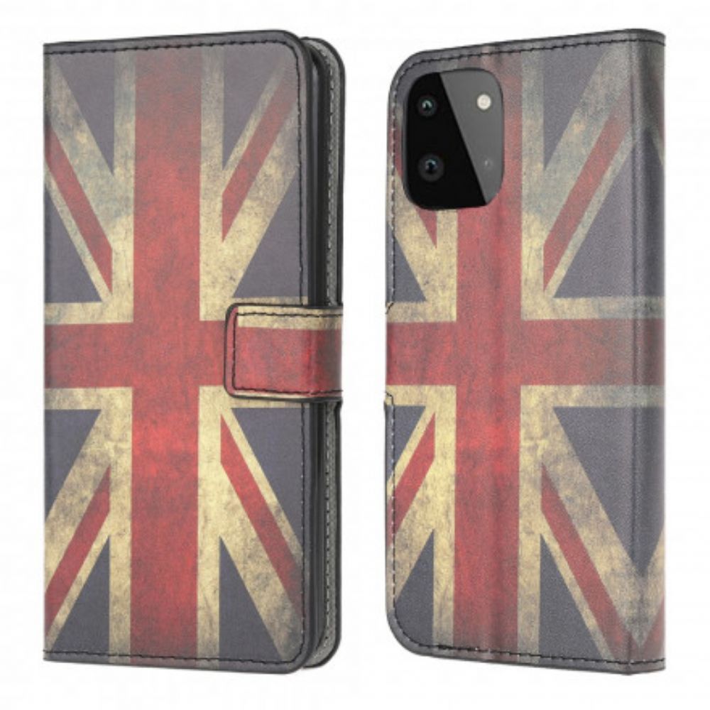 Lederhüllen Für Samsung Galaxy A22 5G England-flagge
