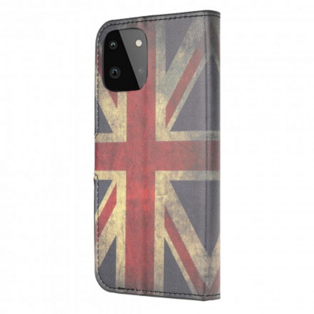 Lederhüllen Für Samsung Galaxy A22 5G England-flagge