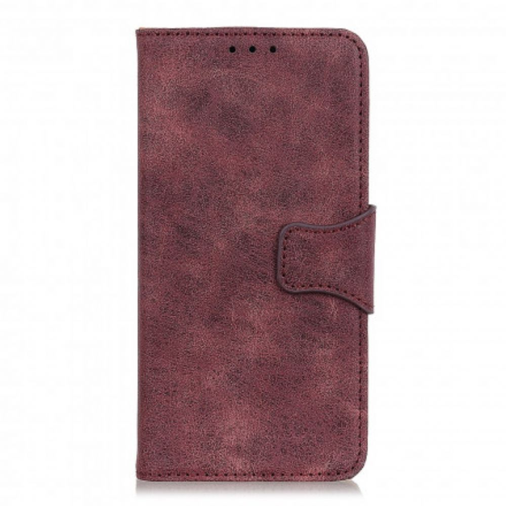 Lederhüllen Für Samsung Galaxy A22 5G Vintage Spaltleder