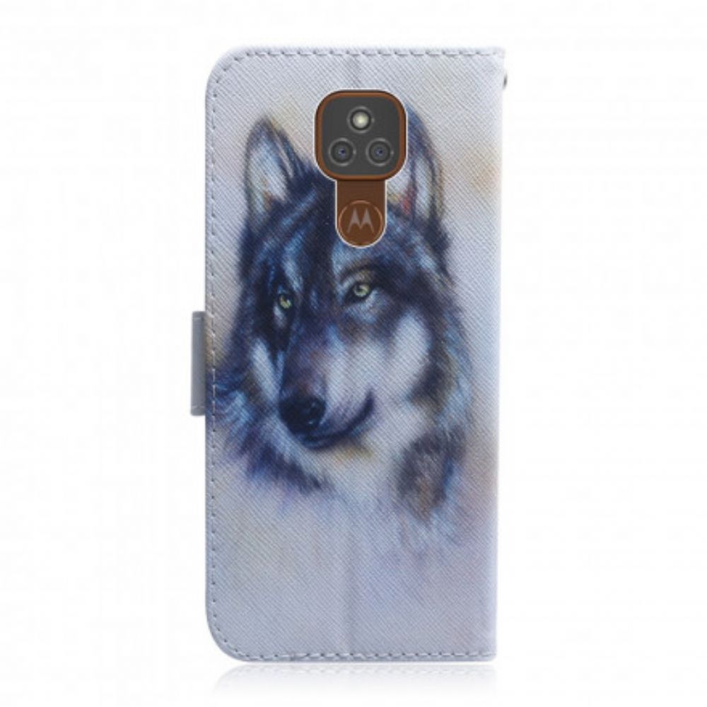 Flip Case Für Moto G9 Play Hundeblick