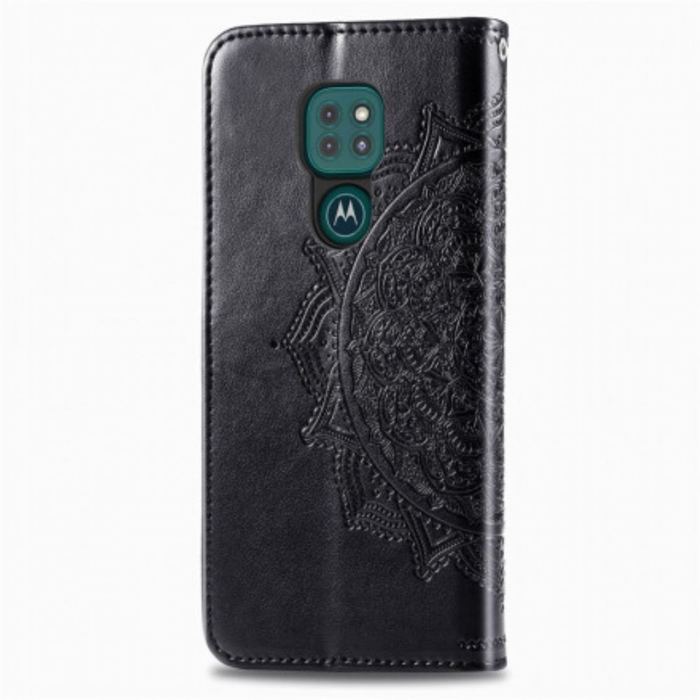 Flip Case Für Moto G9 Play Mandala Aus Dem Mittelalter