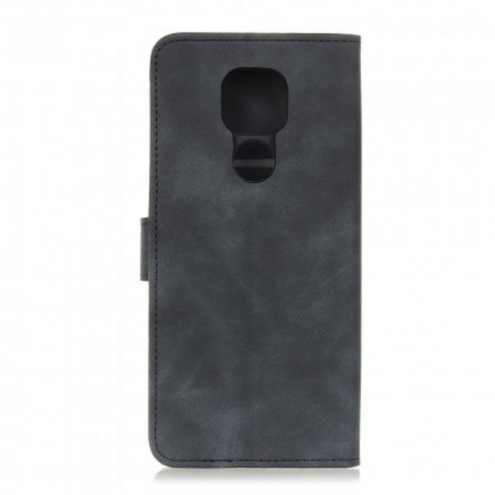 Flip Case Für Moto G9 Play Vintage Ledereffekt Khazneh