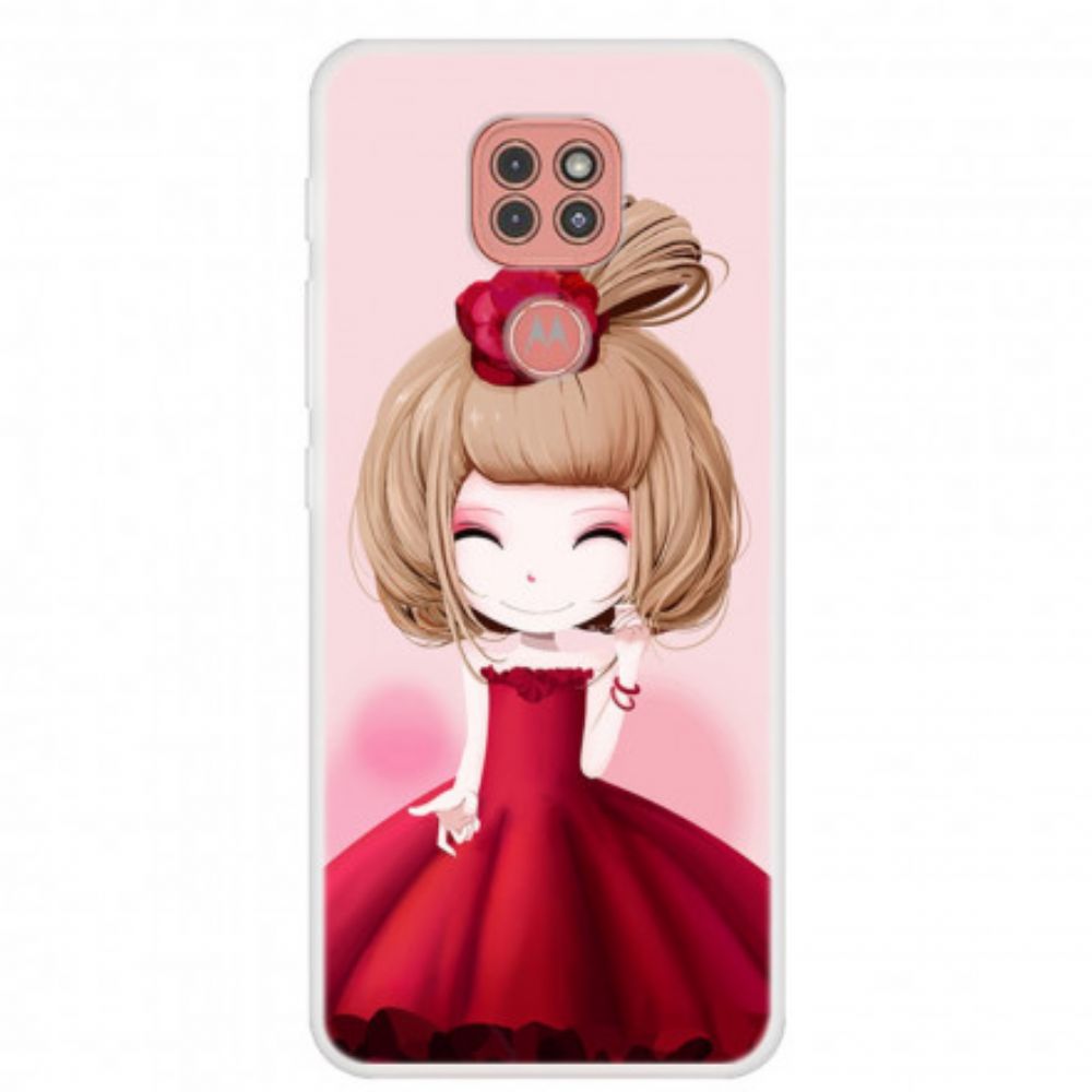 Hülle Für Moto G9 Play Manga-lady