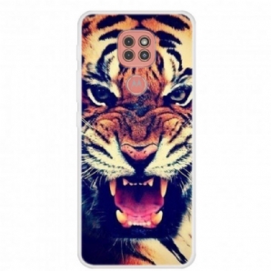Hülle Für Moto G9 Play Vorderer Tiger