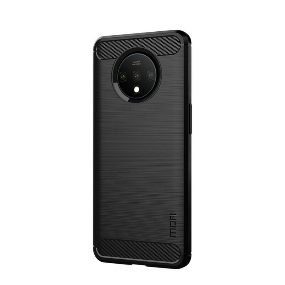 Handyhülle Für OnePlus 7T Mofi Gebürstete Kohlefaser