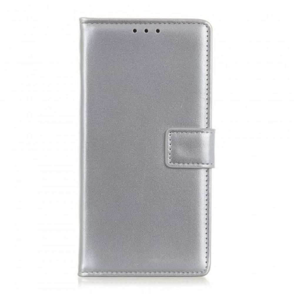 Flip Case Für Huawei Y6 2024 / Honor 8A Einfaches Kunstleder