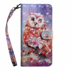 Flip Case Für Huawei Y6 2024 / Honor 8A Eule Der Maler