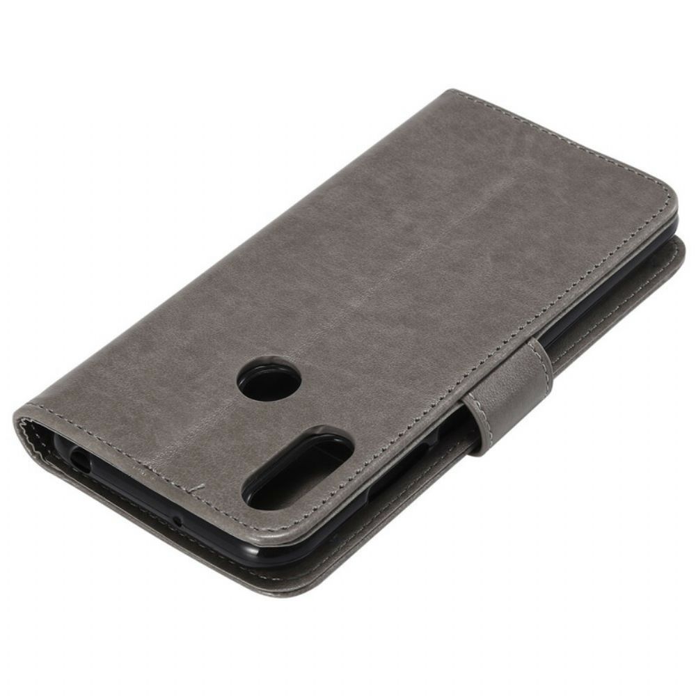 Flip Case Für Huawei Y6 2024 / Honor 8A Mit Kordel Verliebte Riemcheneulen