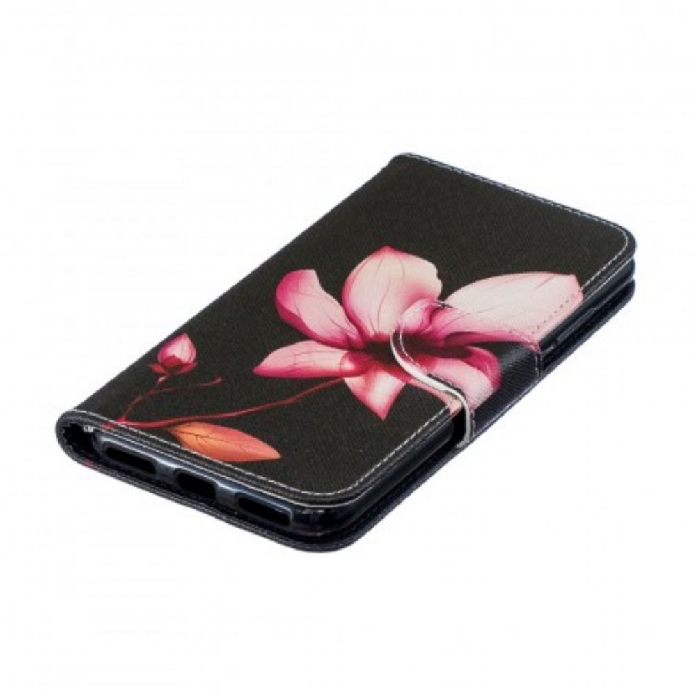 Flip Case Für Huawei Y6 2024 / Honor 8A Rosa Blume
