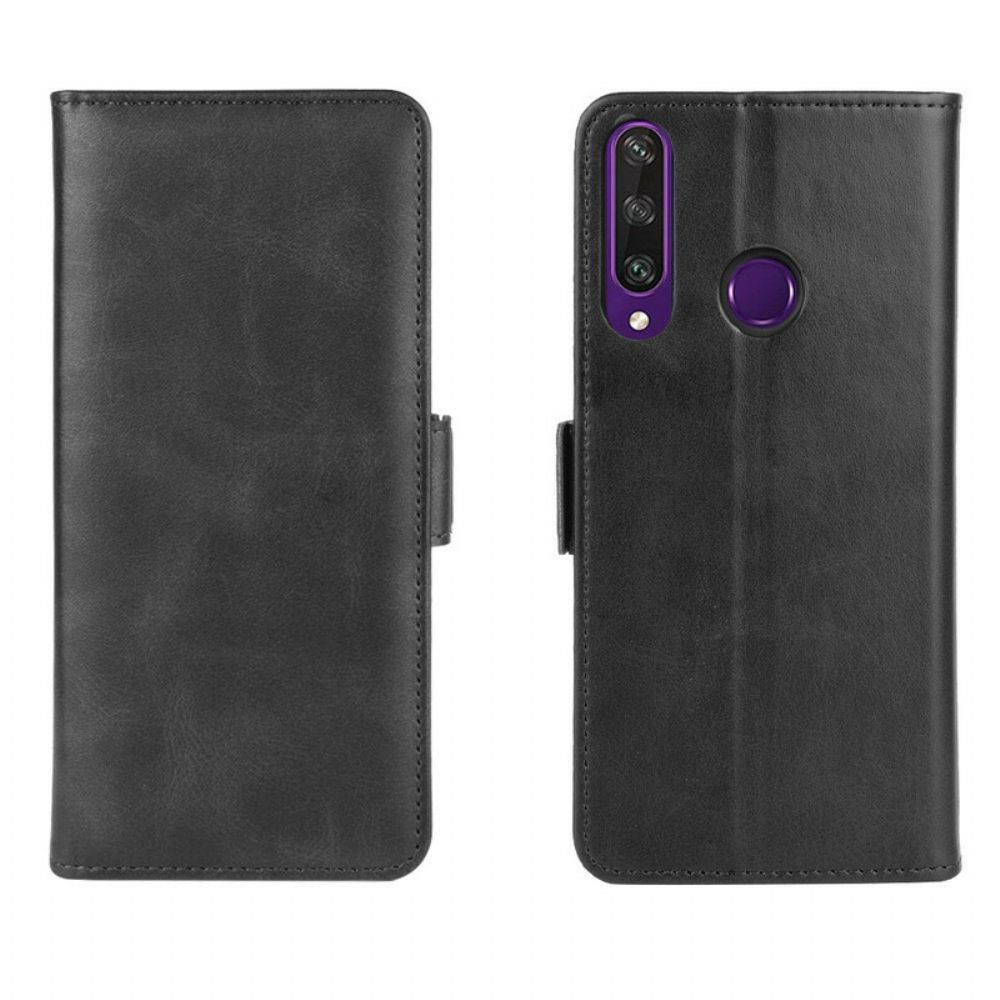 Lederhüllen Für Huawei Y6 2024 / Honor 8A Flip Case Doppelklappe