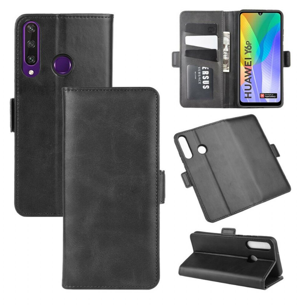 Lederhüllen Für Huawei Y6 2024 / Honor 8A Flip Case Doppelklappe