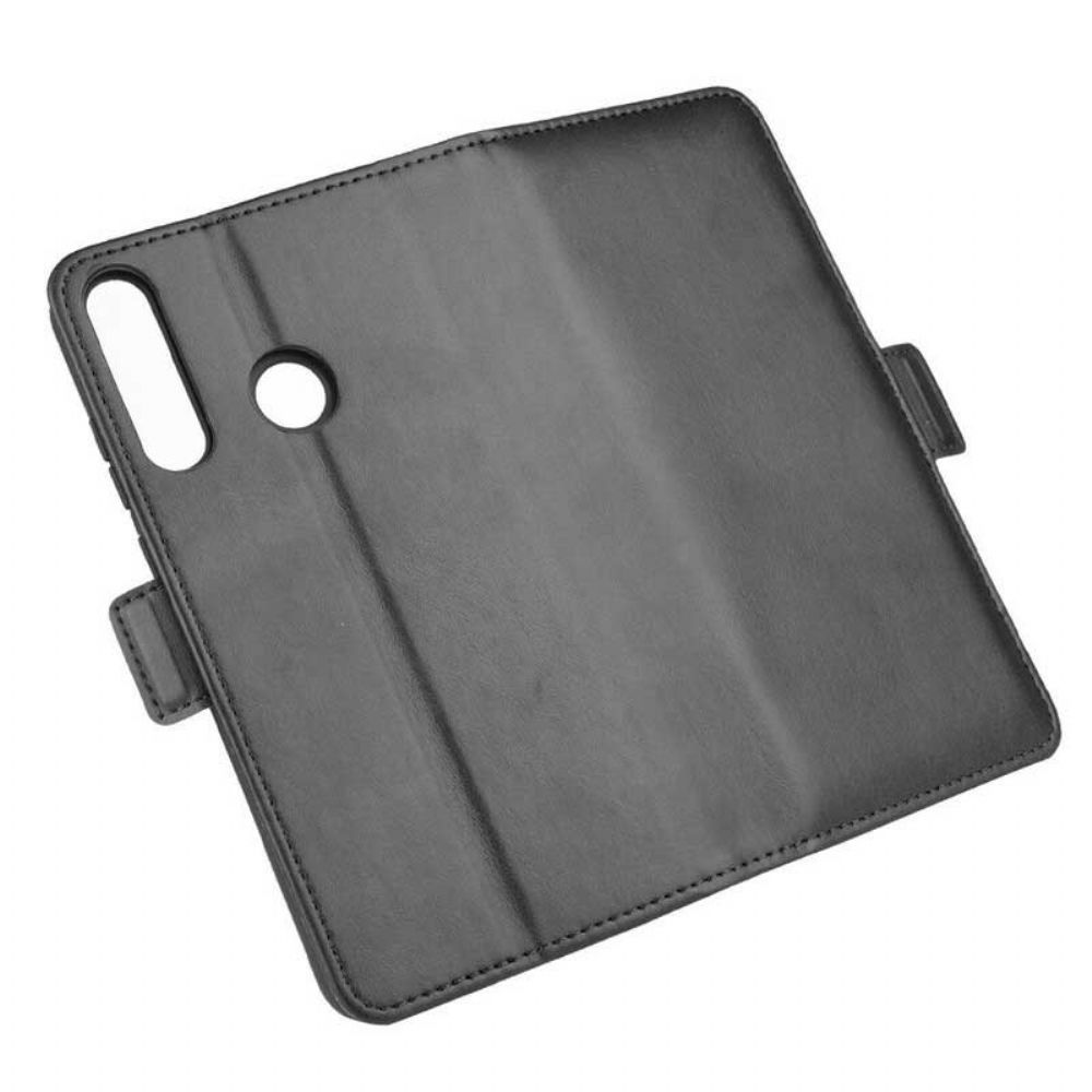 Lederhüllen Für Huawei Y6 2024 / Honor 8A Flip Case Doppelklappe