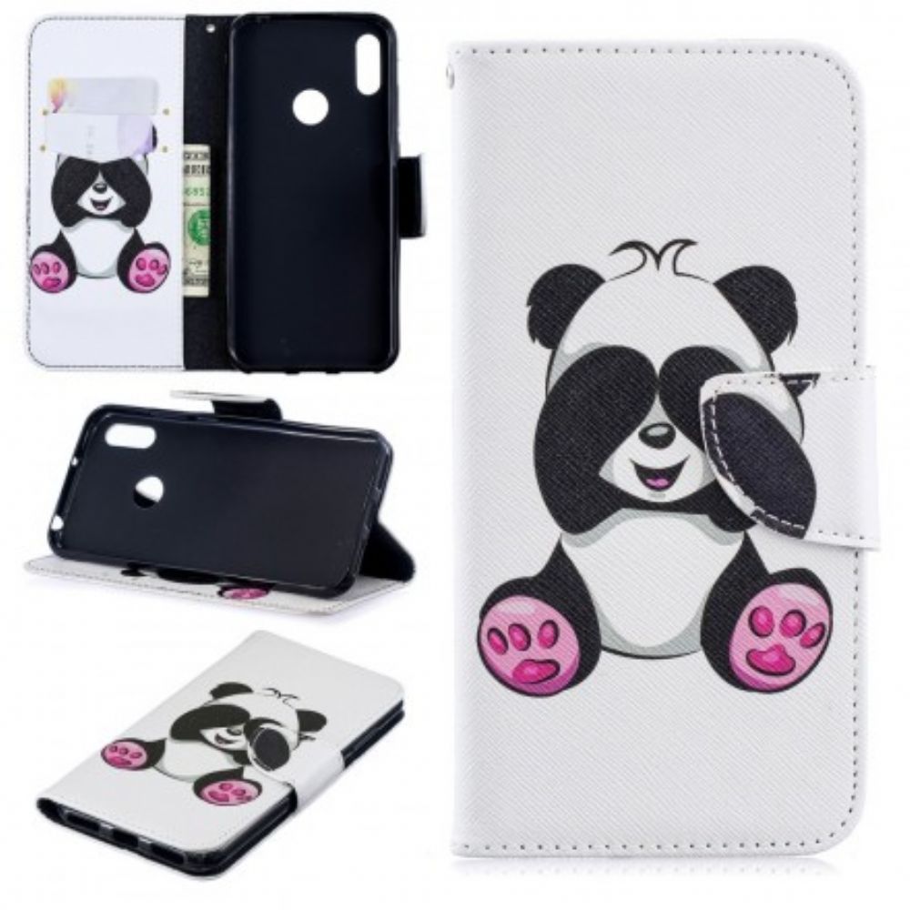 Lederhüllen Für Huawei Y6 2024 / Honor 8A Panda-spaß