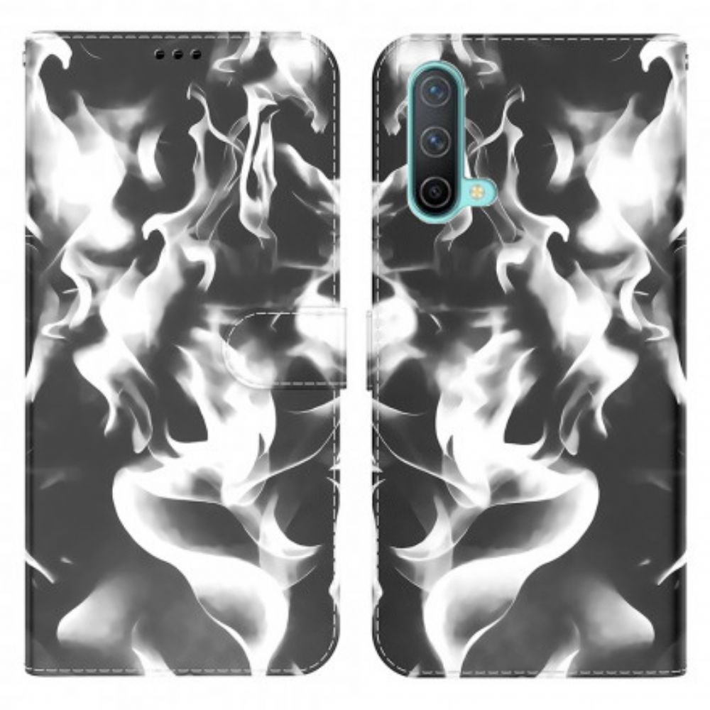 Flip Case Für OnePlus Nord CE 5G Abstraktes Muster