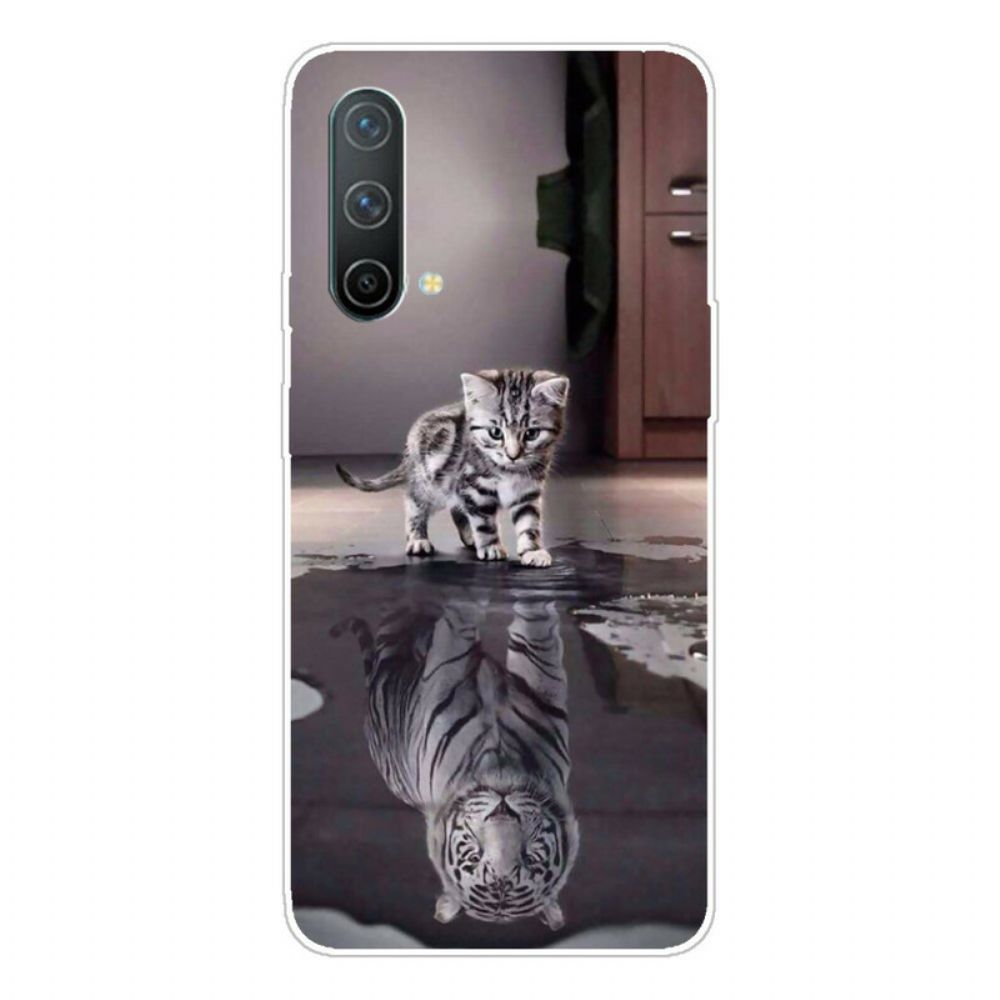 Handyhülle Für OnePlus Nord CE 5G Ernst Der Tiger