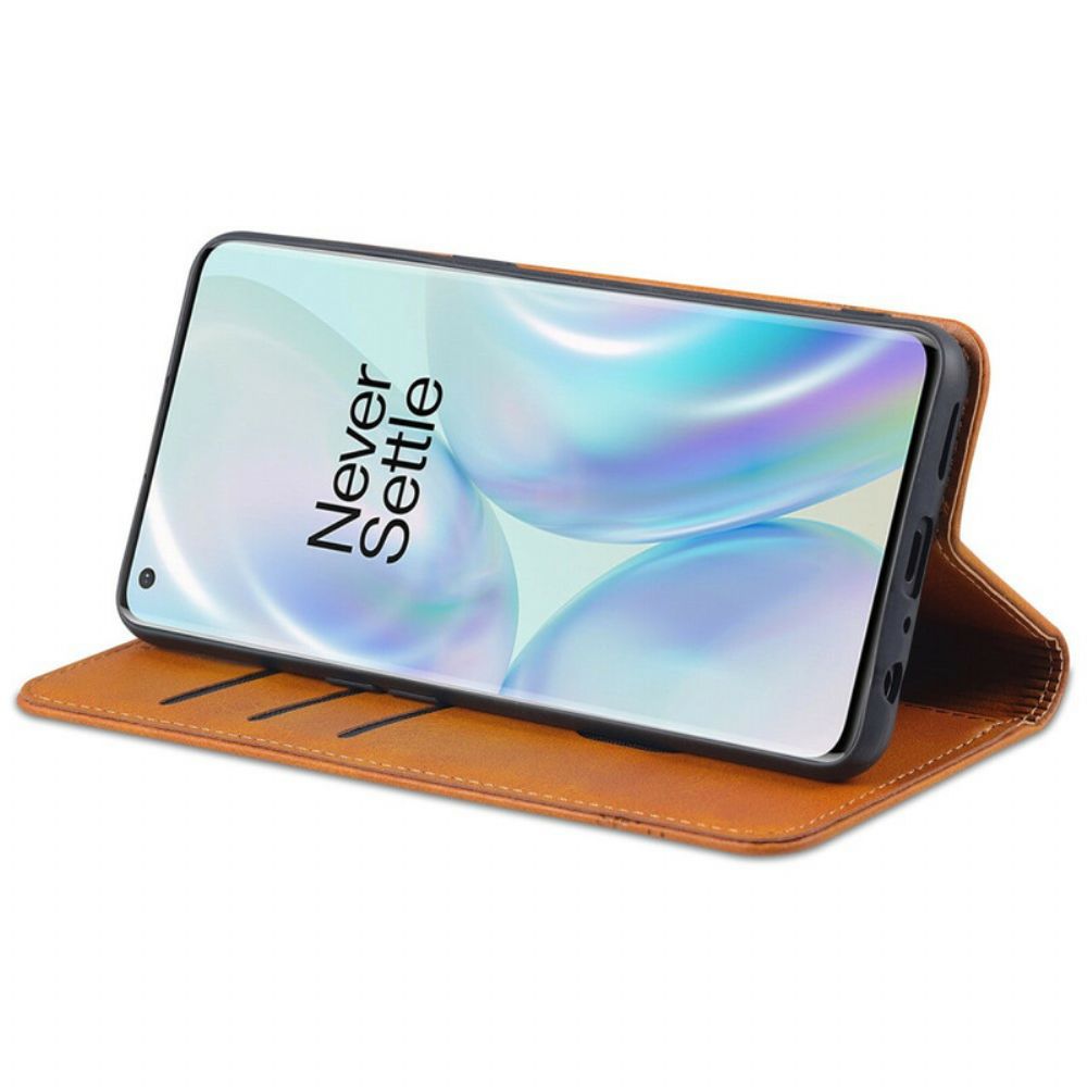 Schutzhülle Für OnePlus Nord CE 5G Flip Case Azns-lederstil