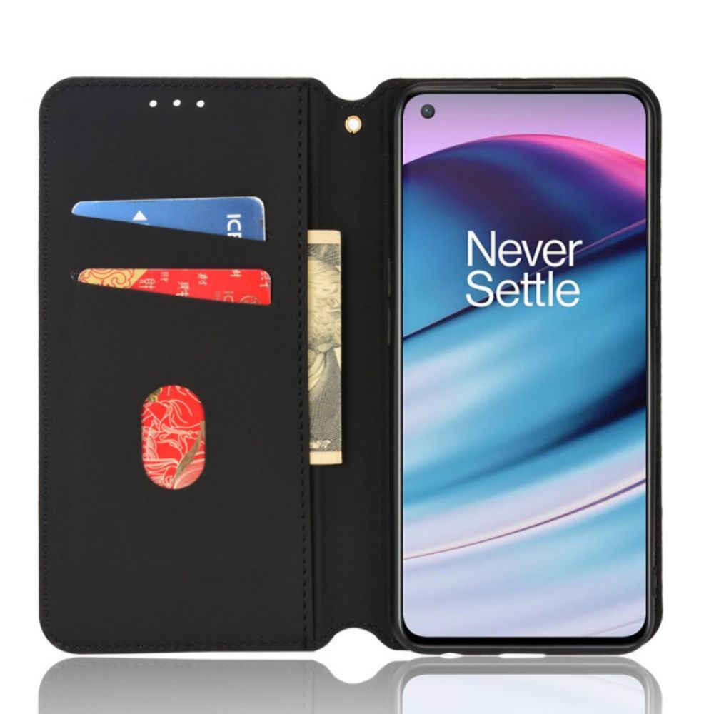 Schutzhülle Für OnePlus Nord CE 5G Flip Case Diamant-leder-effekt