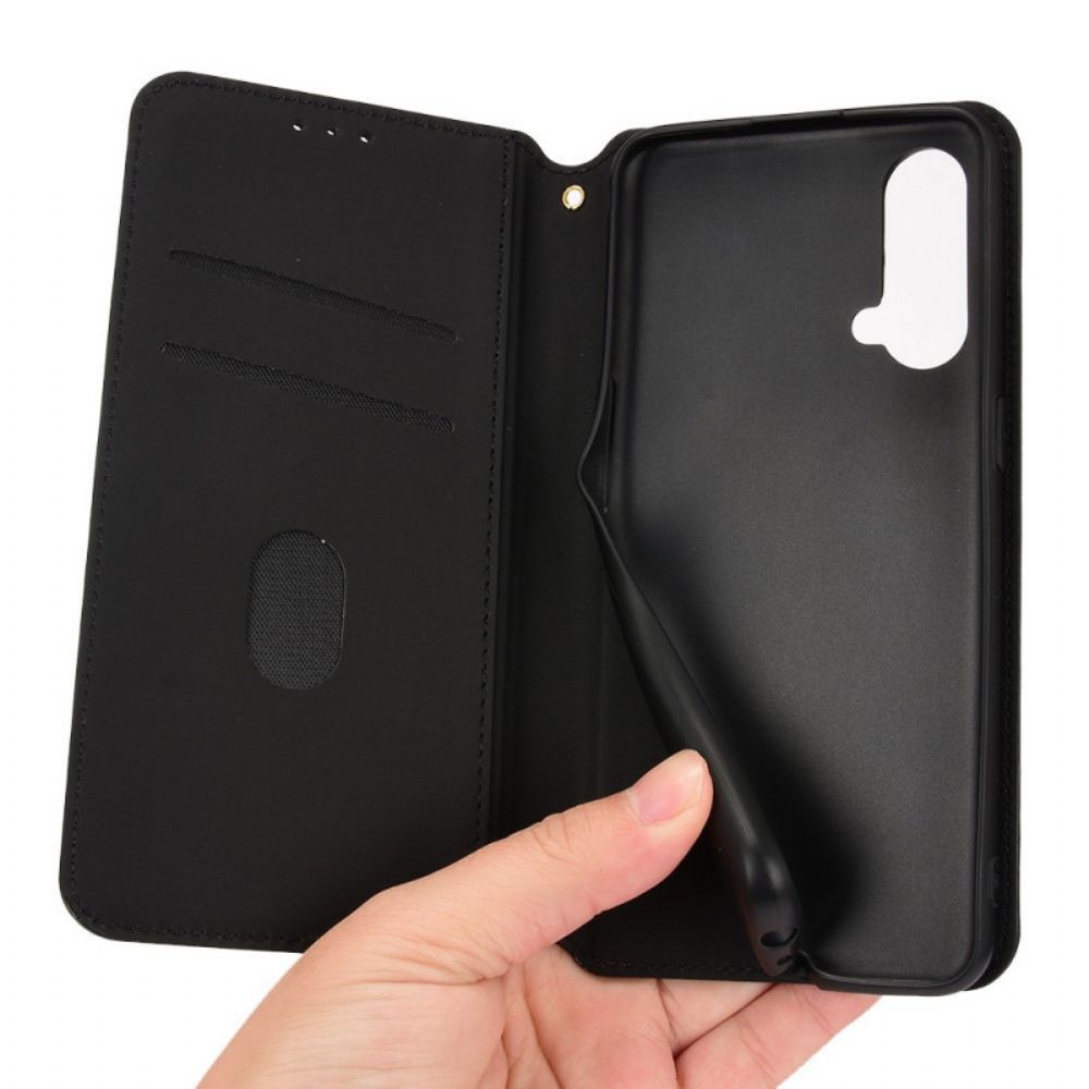 Schutzhülle Für OnePlus Nord CE 5G Flip Case Diamant-leder-effekt