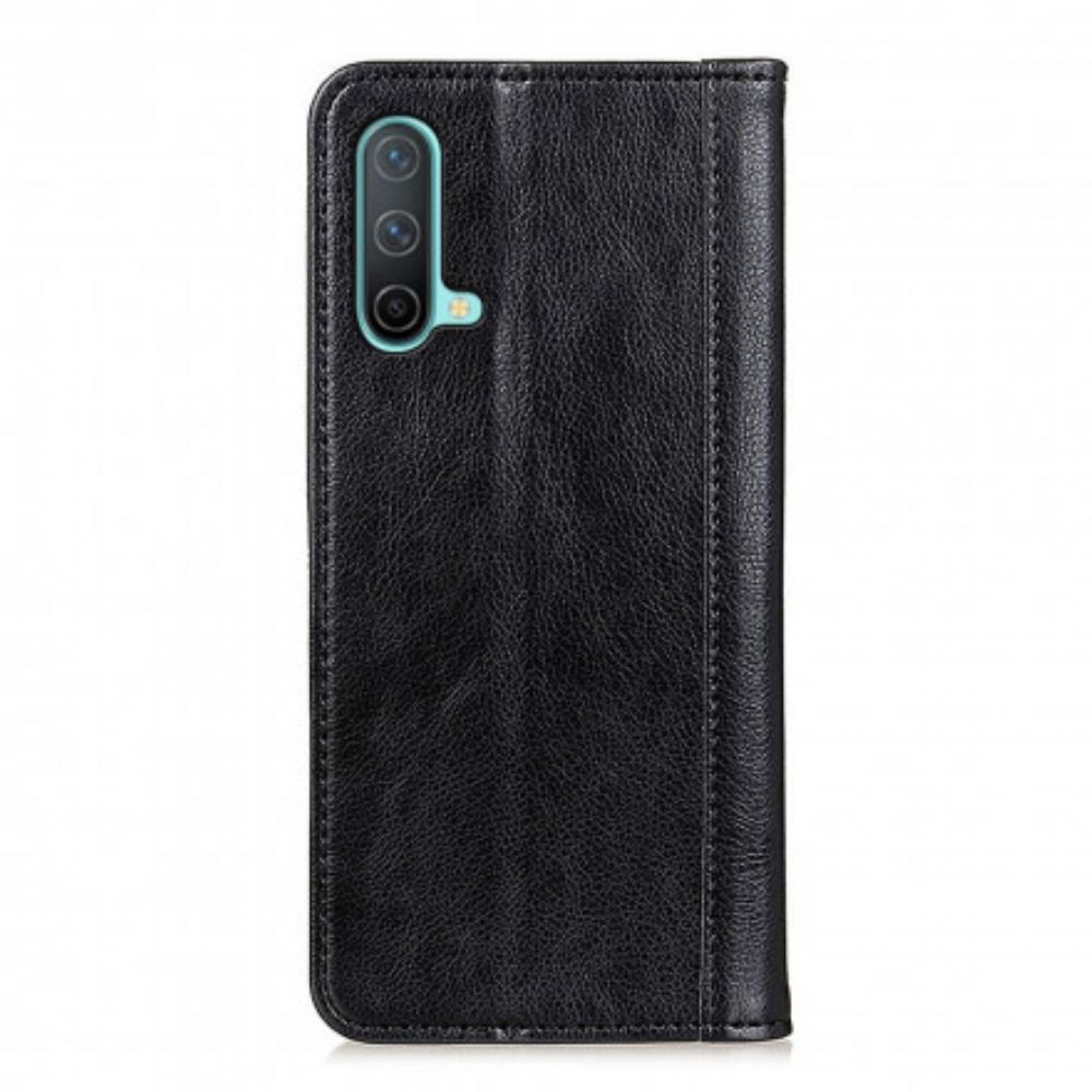 Schutzhülle Für OnePlus Nord CE 5G Flip Case Elegance Litschi-spaltleder
