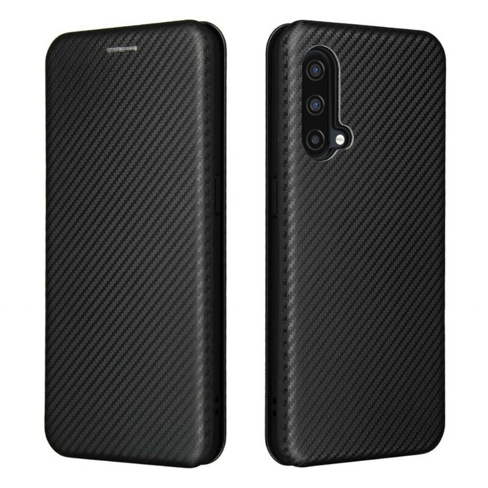 Schutzhülle Für OnePlus Nord CE 5G Flip Case Farbiges Carbon-silikon