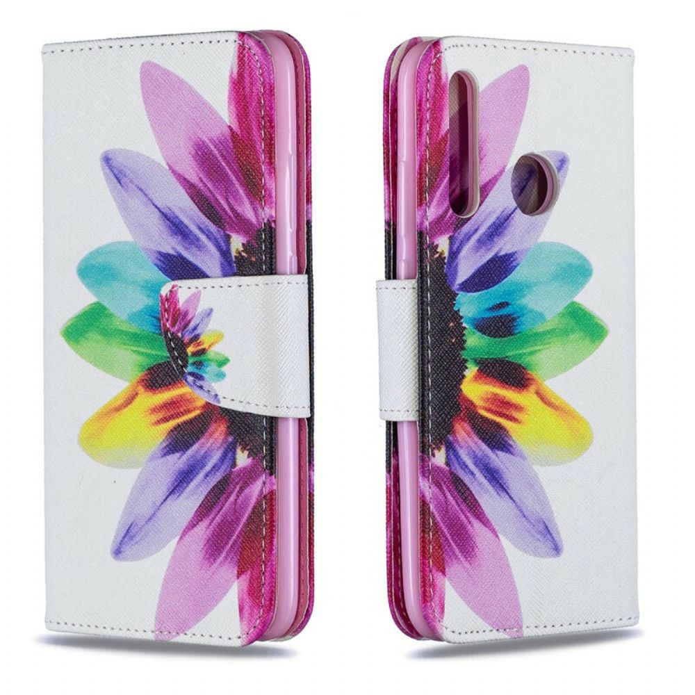 Flip Case Für Huawei P Smart Plus 2024 Aquarell Blume