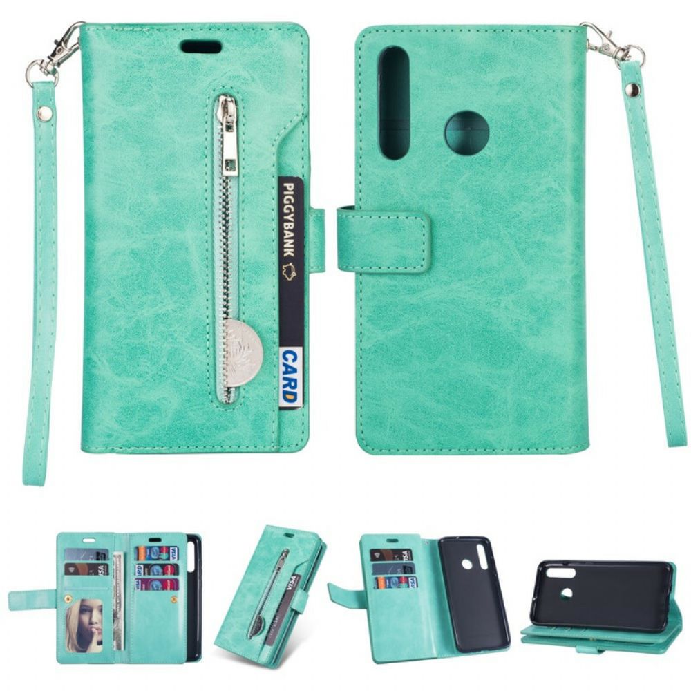 Flip Case Für Huawei P Smart Plus 2024 Brieftasche Mit Lanyard