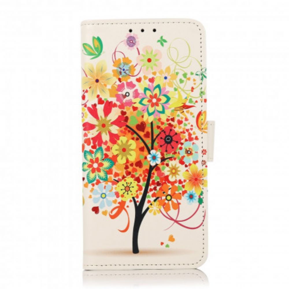 Flip Case Für Xiaomi Mi 11 Lite 5G NE / Mi 11 Lite 4G / 5G Blühender Baum