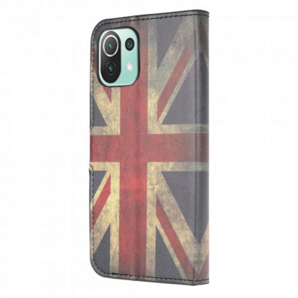 Flip Case Für Xiaomi Mi 11 Lite 5G NE / Mi 11 Lite 4G / 5G England-flagge