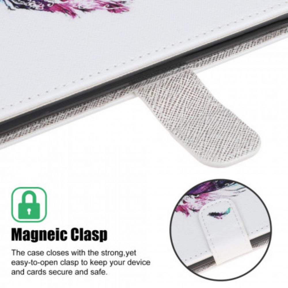 Flip Case Für Xiaomi Mi 11 Lite 5G NE / Mi 11 Lite 4G / 5G Feder