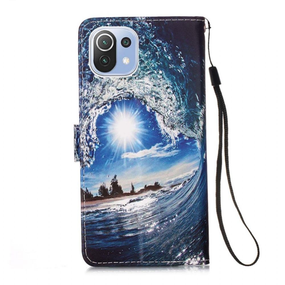 Flip Case Für Xiaomi Mi 11 Lite 5G NE / Mi 11 Lite 4G / 5G Kiff Die Welle