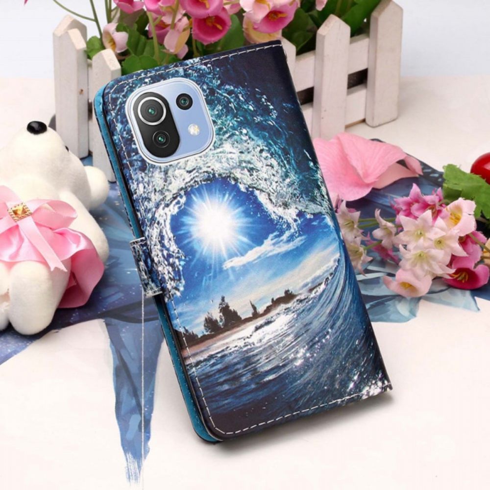 Flip Case Für Xiaomi Mi 11 Lite 5G NE / Mi 11 Lite 4G / 5G Kiff Die Welle