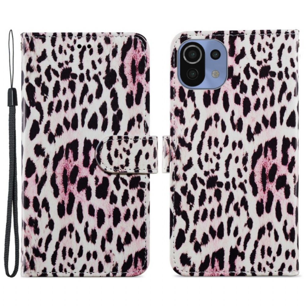 Flip Case Für Xiaomi Mi 11 Lite 5G NE / Mi 11 Lite 4G / 5G Leopardenmuster