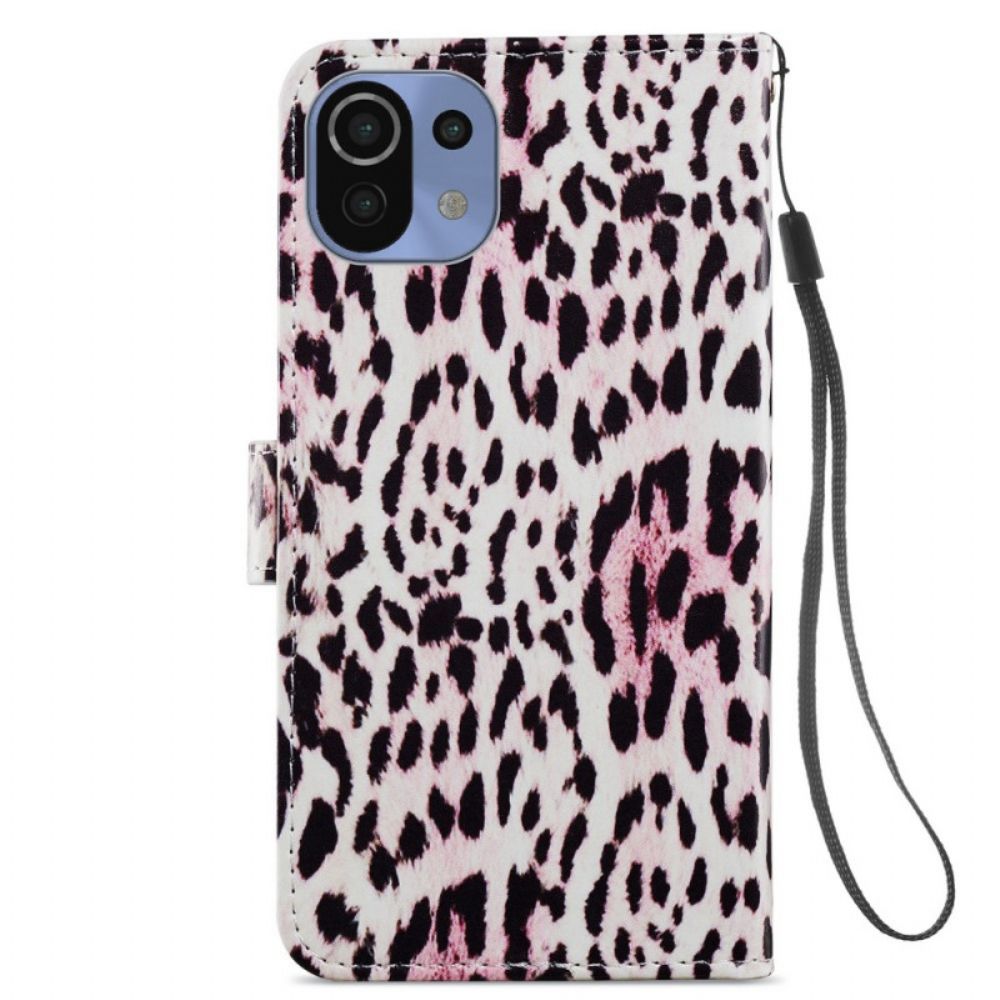 Flip Case Für Xiaomi Mi 11 Lite 5G NE / Mi 11 Lite 4G / 5G Leopardenmuster
